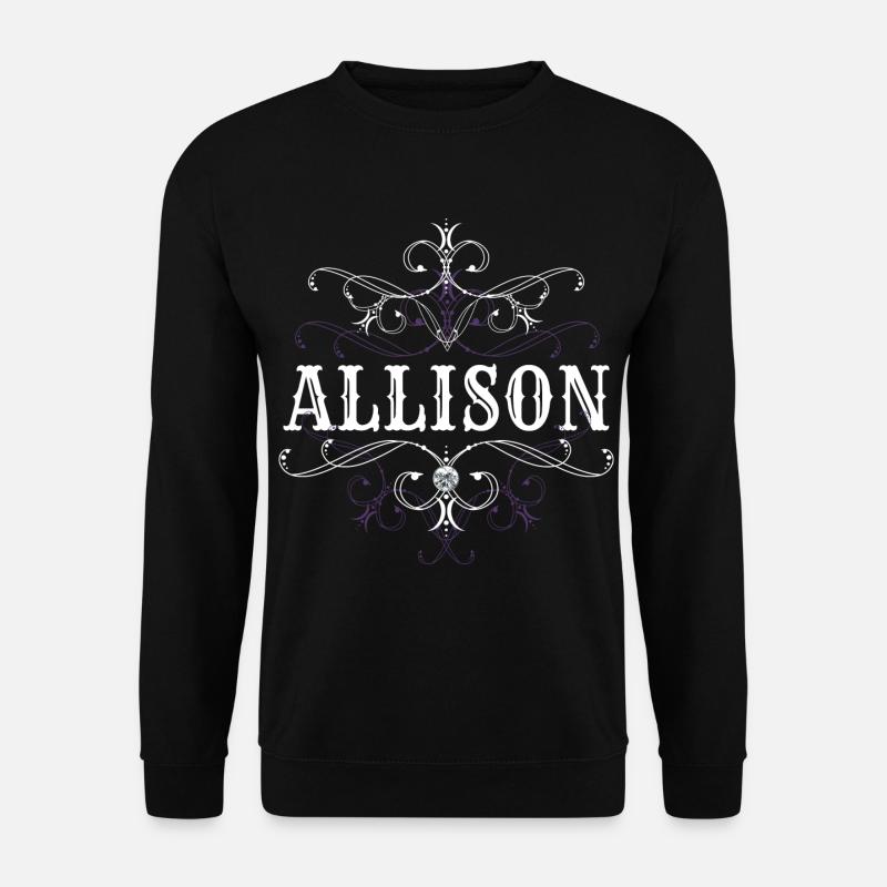 Allison Name Vorname Personalisiert - Unisex Pullover - Schwarz