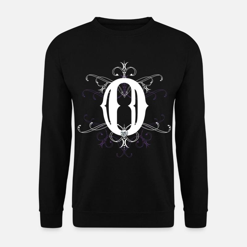 Letter O Letter O - Unisex Sweatshirt - black