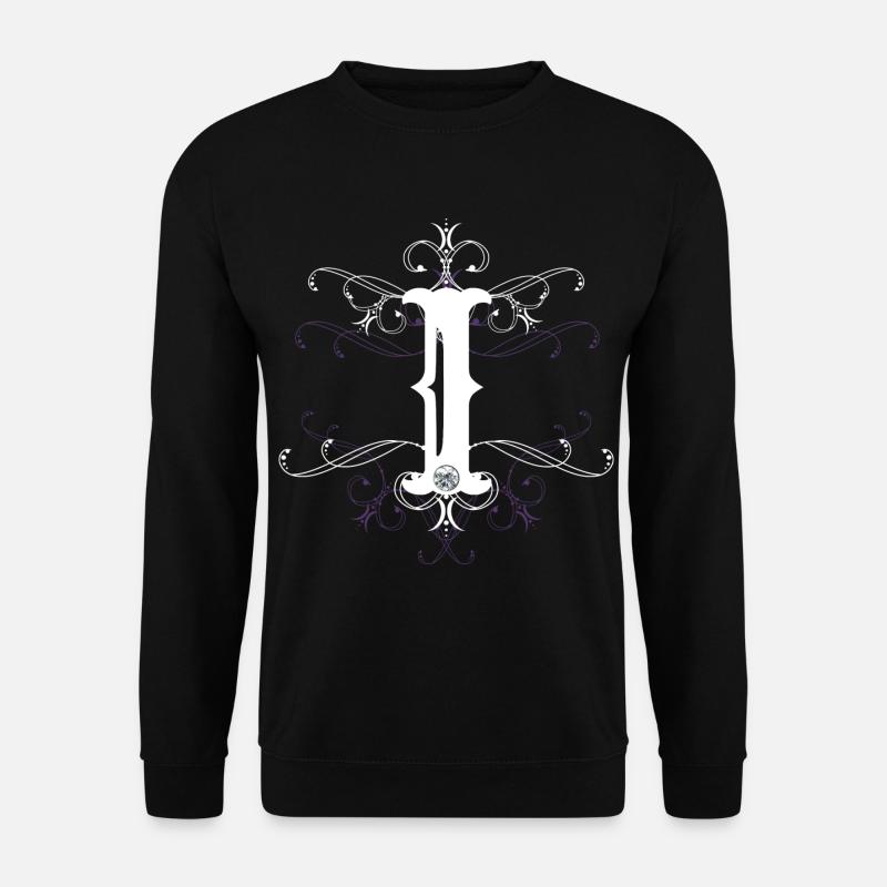 Buchstabe I Buchstabe-i - Unisex Pullover - Schwarz