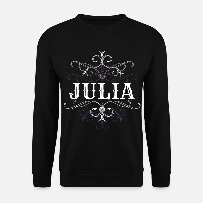 Julia Name Vorname Personalisiert - Unisex Pullover - Schwarz