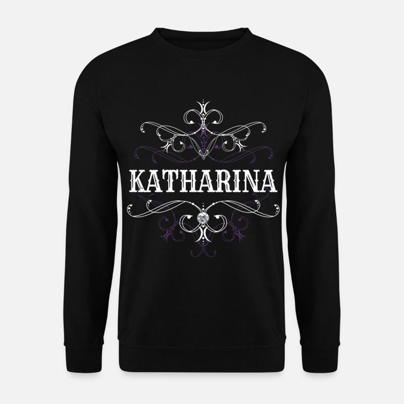 Katharina Name Vorname Personalisiert - Unisex Pullover - Schwarz