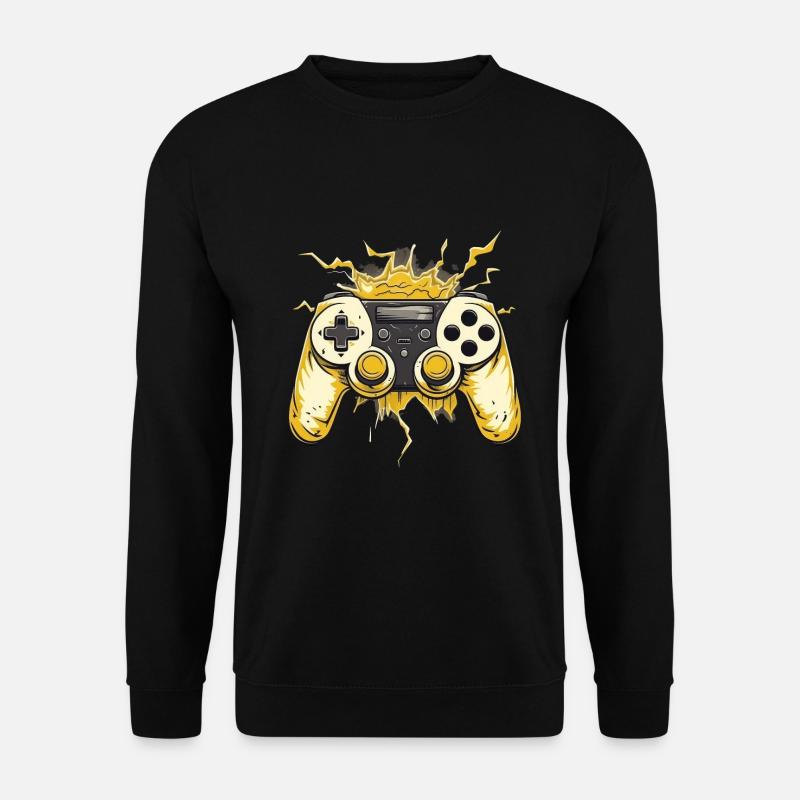 Gaming Controller - Unisex Pullover - Schwarz