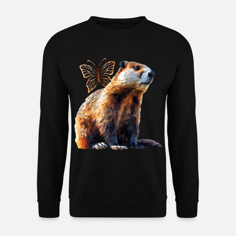 Beaver - Unisex Sweatshirt - black