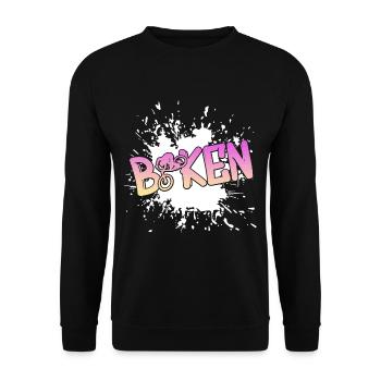 Bikes, Biker, Bikers, Bikerin, Bike - Unisex Pullover - Schwarz - Vorne - Alina (178cm) & Michal (187cm)