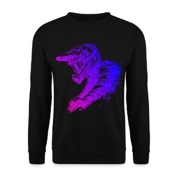 Cyclisme VTT Cyclisme Femme VTT - Sweat-shirt Unisexe - noir - Devant - Alina (178cm) & Michal (187cm)