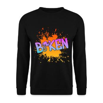 Biken - Unisex Pullover - Schwarz - Vorne - Alina (178cm) & Michal (187cm)