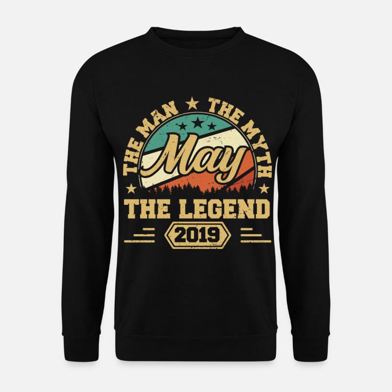 Mai 2019 - Geburtstagsgeschenk geboren im Mai 2019 - Unisex Pullover - Schwarz