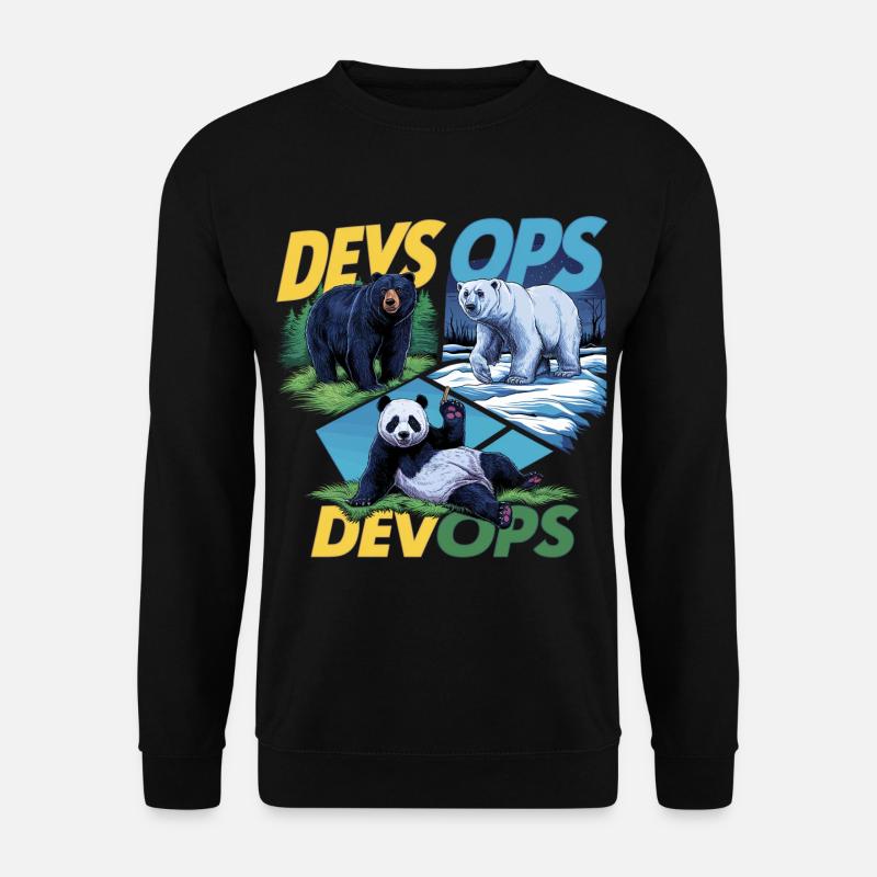 Devops - Unisex Pullover - Schwarz