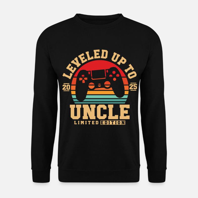 Zum Onkel aufgestiegen 2025 - Unisex Pullover - Schwarz