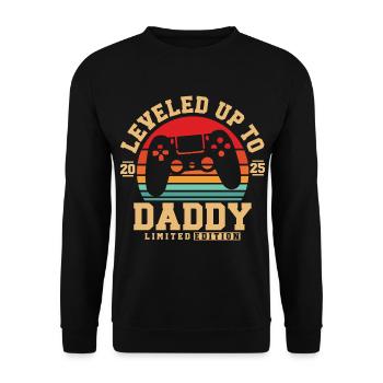 Promu papa en 2025 - Sweat-shirt Unisexe - noir - Devant - Alina (178cm) & Michal (187cm)