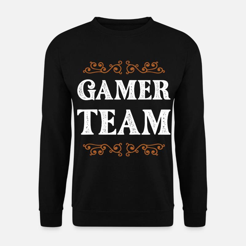 Gamer Crew - Unisex Pullover - Schwarz