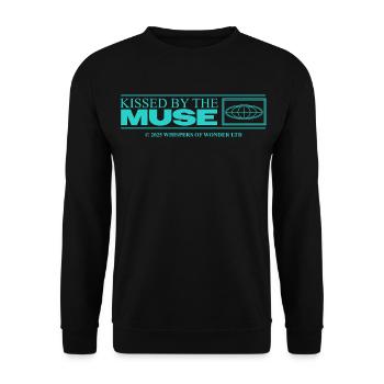 Inspiré et créatif – Déclaration esthétique - Sweat-shirt Unisexe - noir - Devant - Alina (178cm) & Michal (187cm)