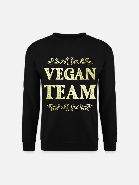 Vegan Team - Unisex Sweatshirt - black
