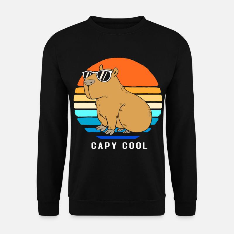 Capybara Capibara - Unisex Sweatshirt - black