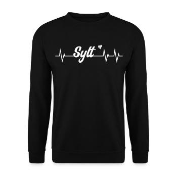 Rythme cardiaque Sylt - Sweat-shirt Unisexe - noir - Devant - Alina (178cm) & Michal (187cm)