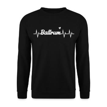 Heartbeat Baltrum - Unisex Pullover - Schwarz - Vorne - Alina (178cm) & Michal (187cm)