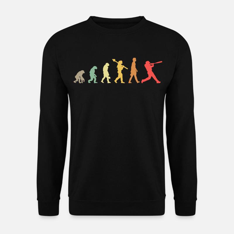 Baseball Evolution - Unisex Pullover - Schwarz
