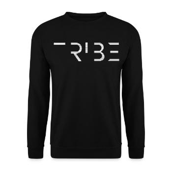 Tekno Tribe Free Party - Underground Rave Outfit - Unisex Sweatshirt - black - Front - Alina (178cm) & Michal (187cm)