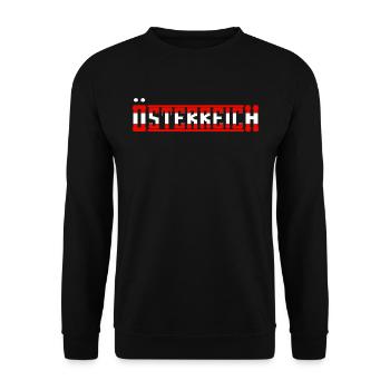 osterreich - Unisex Sweatshirt - black - Front - Alina (178cm) & Michal (187cm)