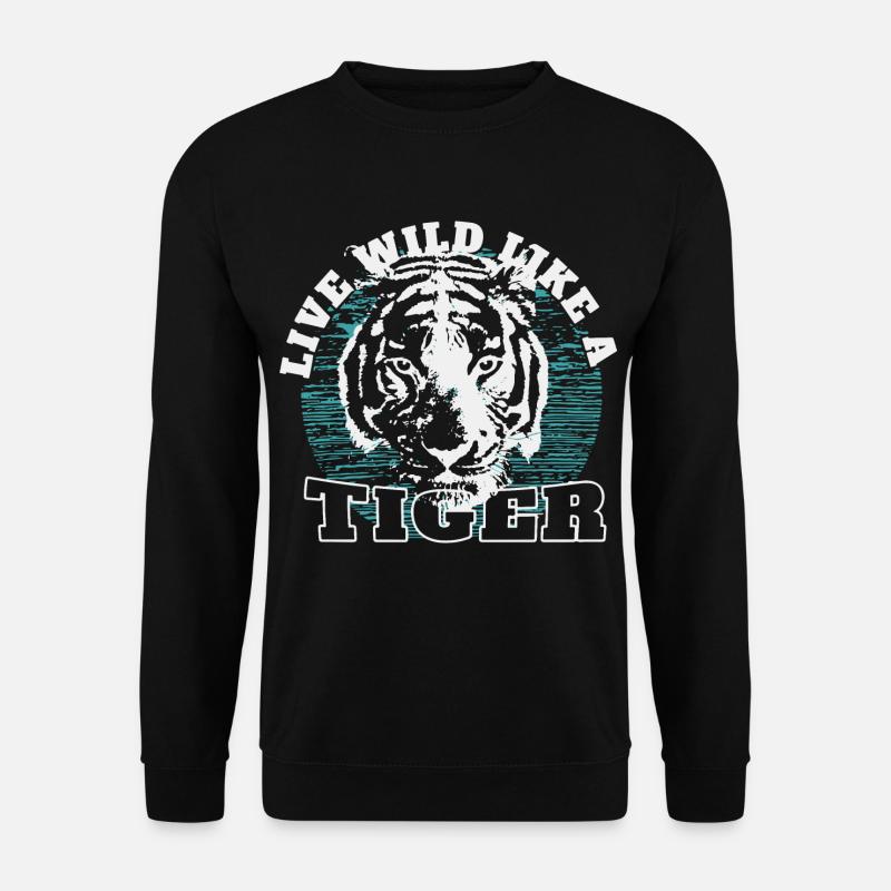 tigre - Sweat-shirt Unisexe - noir