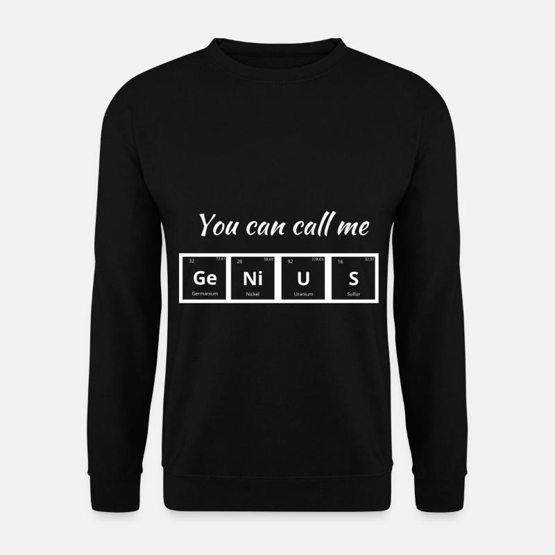 Genius - Sweat-shirt Unisexe - noir