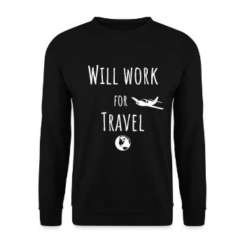 Voyage de travail - Sweat-shirt Unisexe - noir - Devant - Alina (178cm) & Michal (187cm)