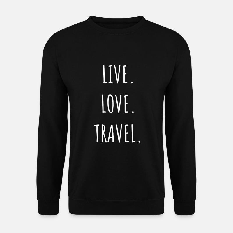 Live Love - Unisex Pullover - Schwarz