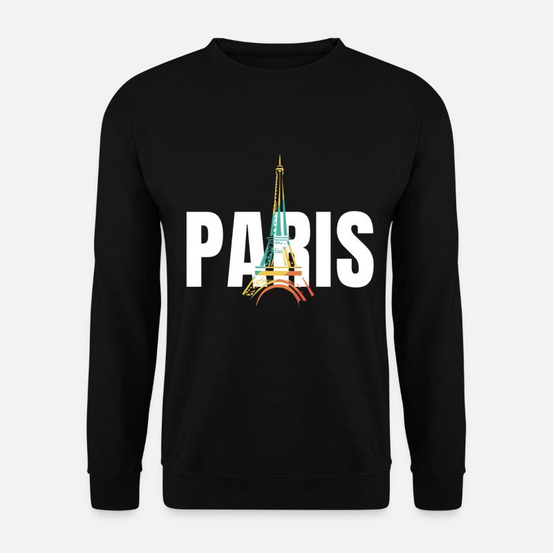Paris Eiffel Tower - Unisex Sweatshirt - black