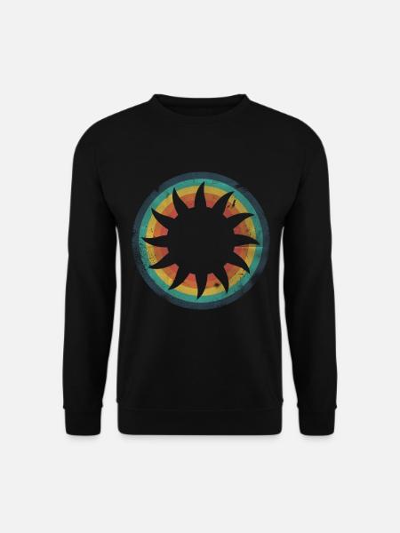 Sun Circle - Unisex Sweatshirt - black