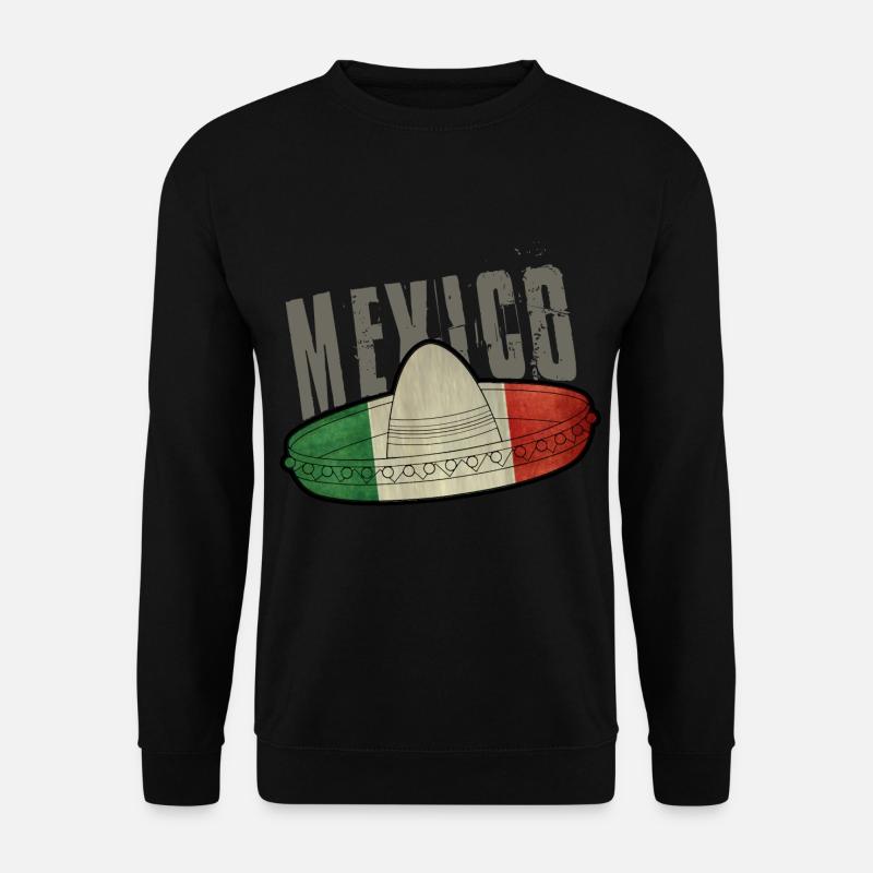 Mexico Sombrero - Unisex Pullover - Schwarz