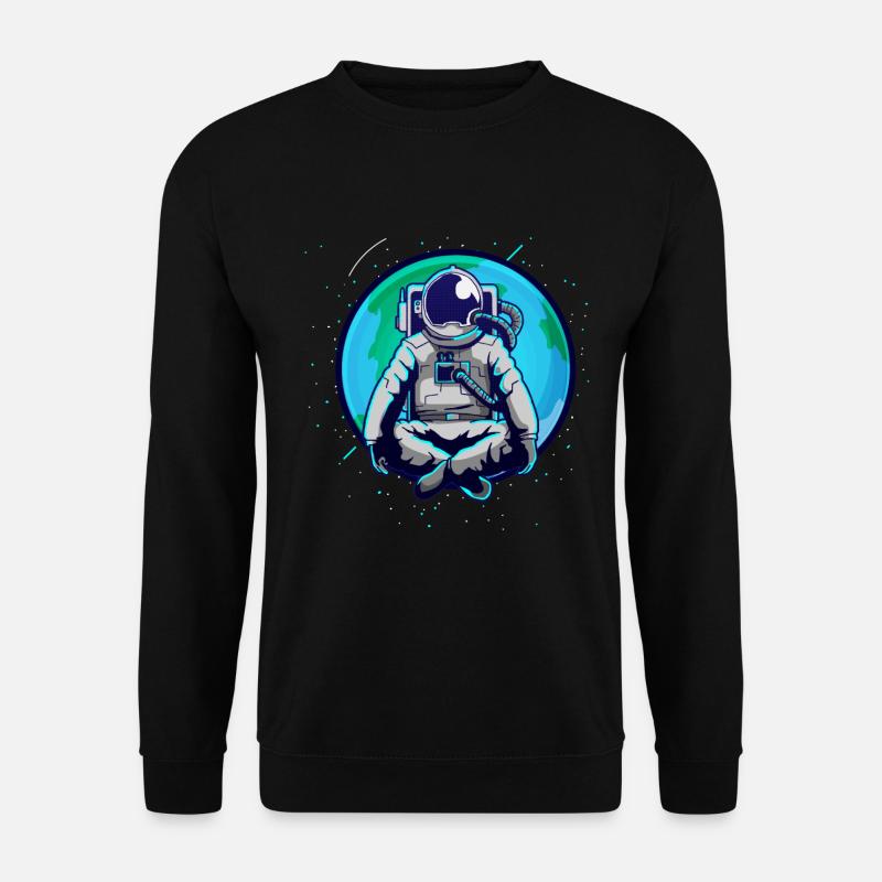 Cadeau du globe terrestre de l'astronaute spatial - Sweat-shirt Unisexe - noir