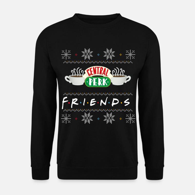 Friends X-Mas Central Perk - Unisex Sweatshirt - black