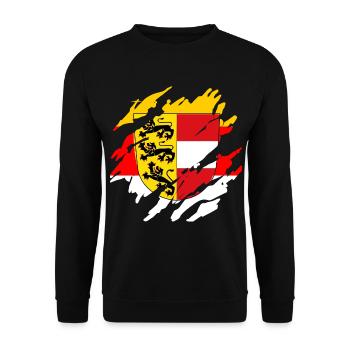 Real Klagenfurt & Carinthia Patriots & Holidaymakers - Unisex Sweatshirt - black - Front - Alina (178cm) & Michal (187cm)
