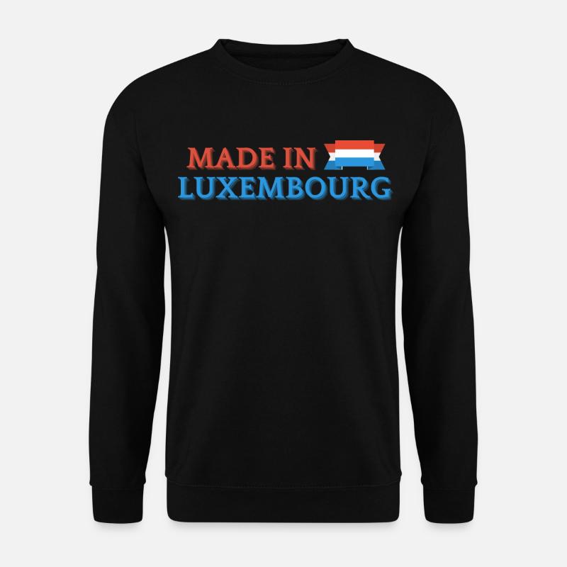 Made in Luxembourg, Luxembourg pride - Unisex Sweatshirt - black