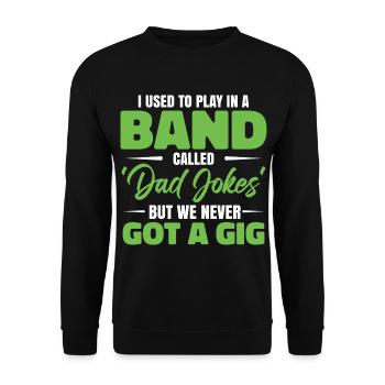 Blague de mari Fête des pères - Sweat-shirt Unisexe - noir - Devant - Alina (178cm) & Michal (187cm)