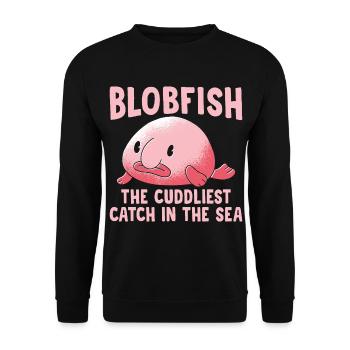 Blobfish Cuddliest Catch Propriétaires de blobfish - Sweat-shirt Unisexe - noir - Devant - Alina (178cm) & Michal (187cm)