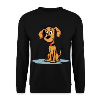 Conception de chien mignon pour les propriétaires de chiens - Sweat-shirt Unisexe - noir - Devant - Alina (178cm) & Michal (187cm)