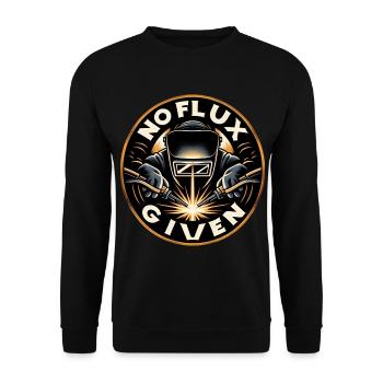 pas de flux donné 9 - Sweat-shirt Unisexe - noir - Devant - Alina (178cm) & Michal (187cm)