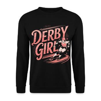 Sonnenuntergang Desert Vibes Urlaub Abenteuer - Unisex Pullover - Schwarz - Vorne - Alina (178cm) & Michal (187cm)