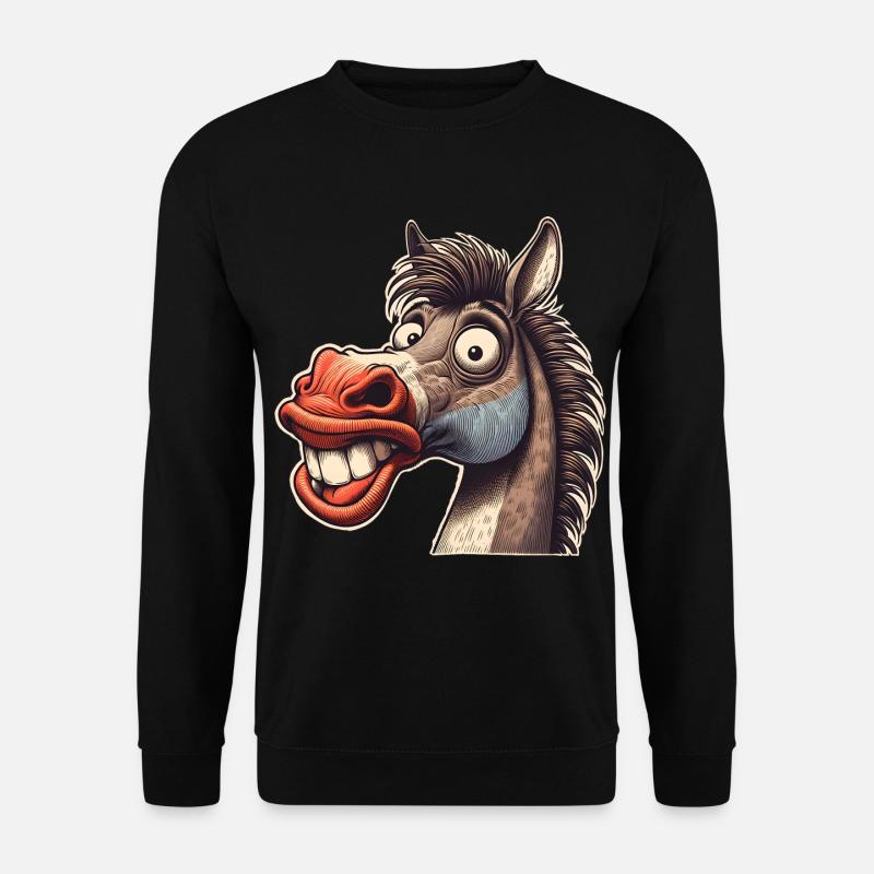 Horse - Unisex Sweatshirt - black