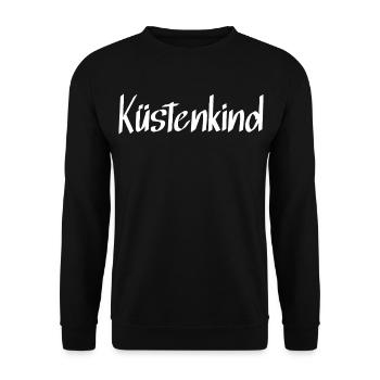 Küstenkind - Unisex Pullover - Schwarz - Vorne - Alina (178cm) & Michal (187cm)