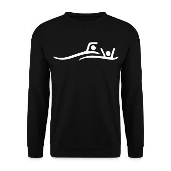 Icône de sauveteur - Sweat-shirt Unisexe - noir - Devant - Alina (178cm) & Michal (187cm)