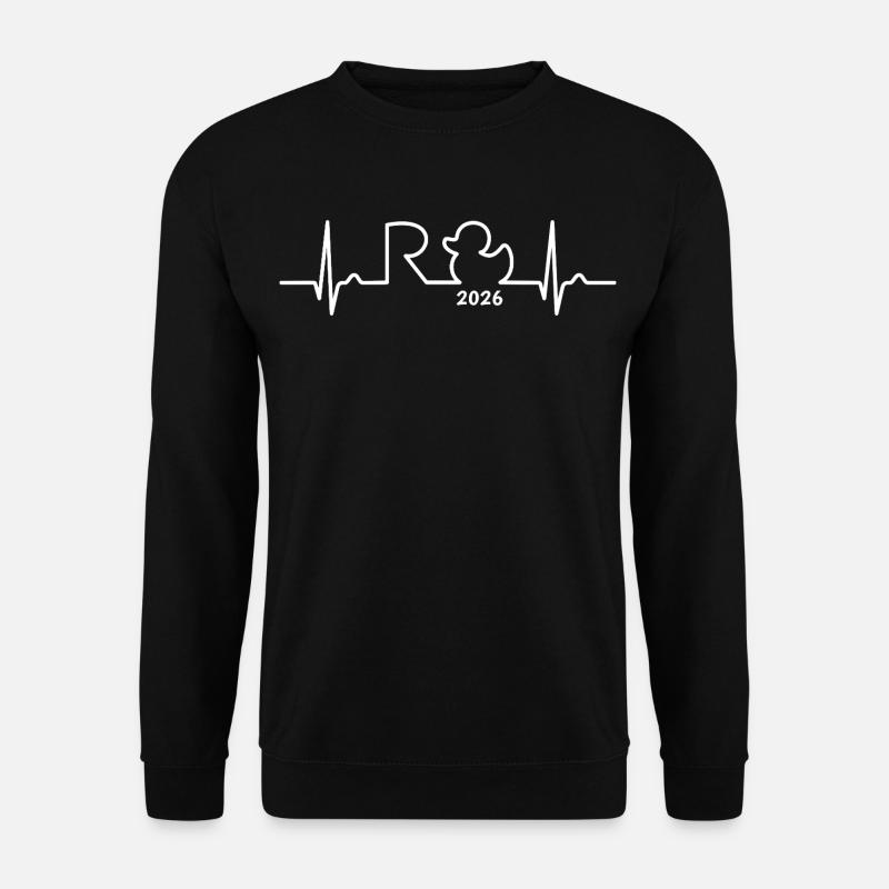 Rente 2026 Eine Legende geht in Rente - Herzkurve - Unisex Pullover - Schwarz