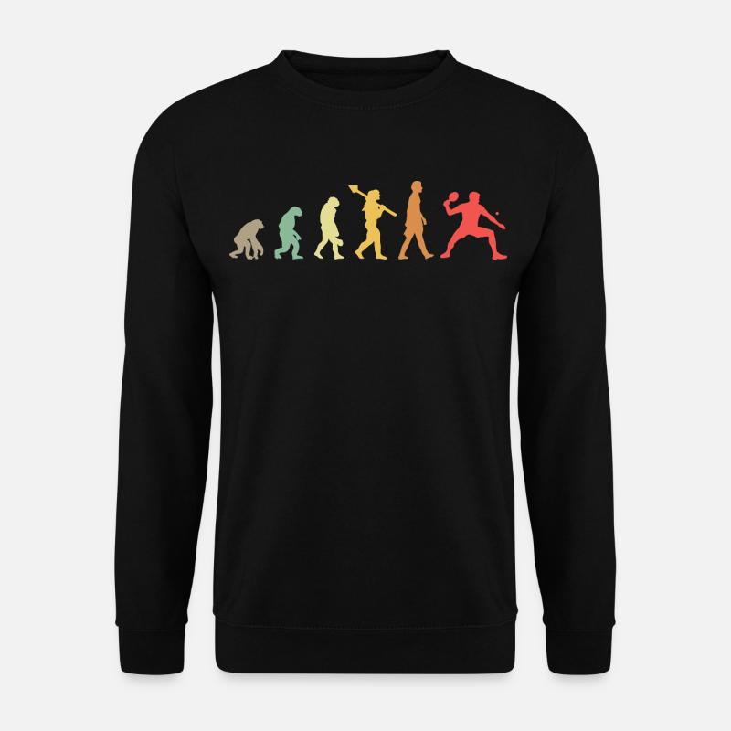 Evolution Ping Pong - Unisex Sweatshirt - black