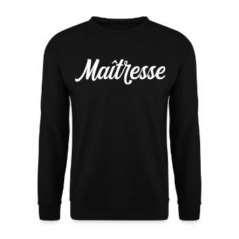 Geliebte - Unisex Pullover - Schwarz - Vorne - Alina (178cm) & Michal (187cm)