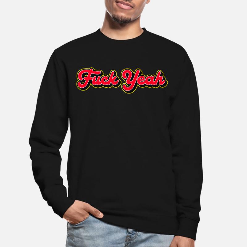 Fuck Yeah 3D Red Script Unisex Sweatshirt