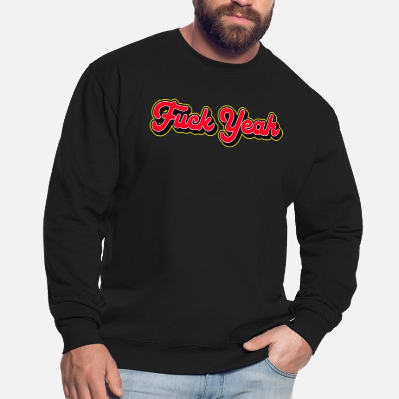 Fuck Yeah 3D Red Script Unisex Sweatshirt