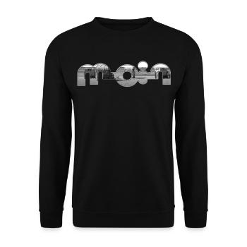 Hello - Unisex Sweatshirt - black - Front - Alina (178cm) & Michal (187cm)