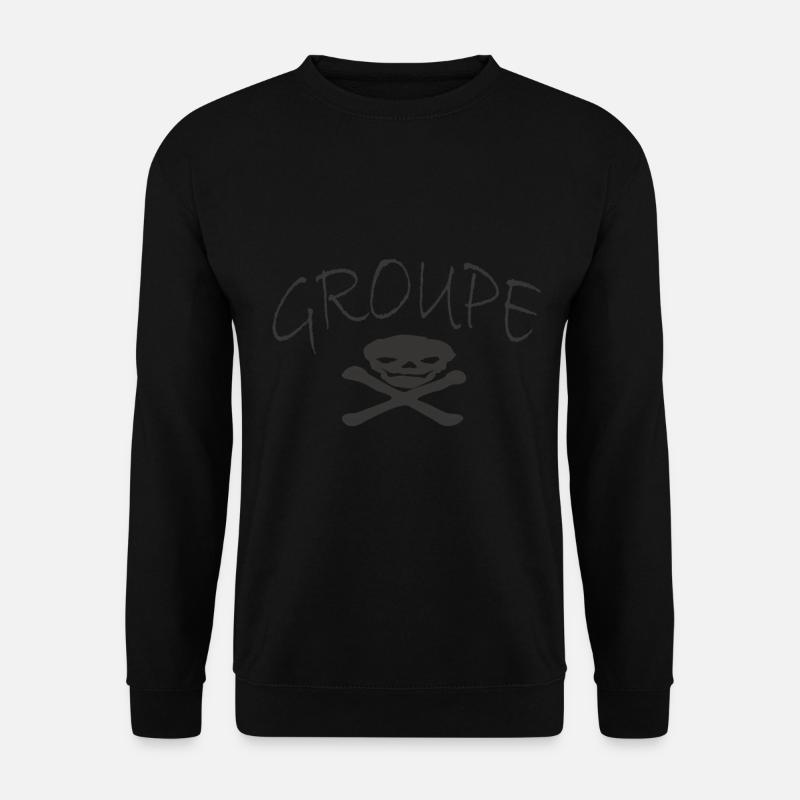 Crâne d'équipe - Sweat-shirt Unisexe - noir