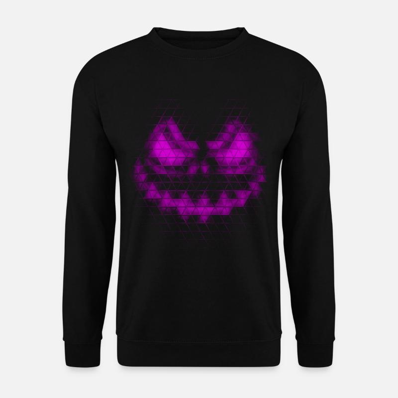 Witch please Halloween Hexe orange - Unisex Pullover - Schwarz